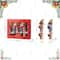 Glitzhome® 12PK 1.5"D x 10"H Dogs Christmas Party Crackers with Gift Contents